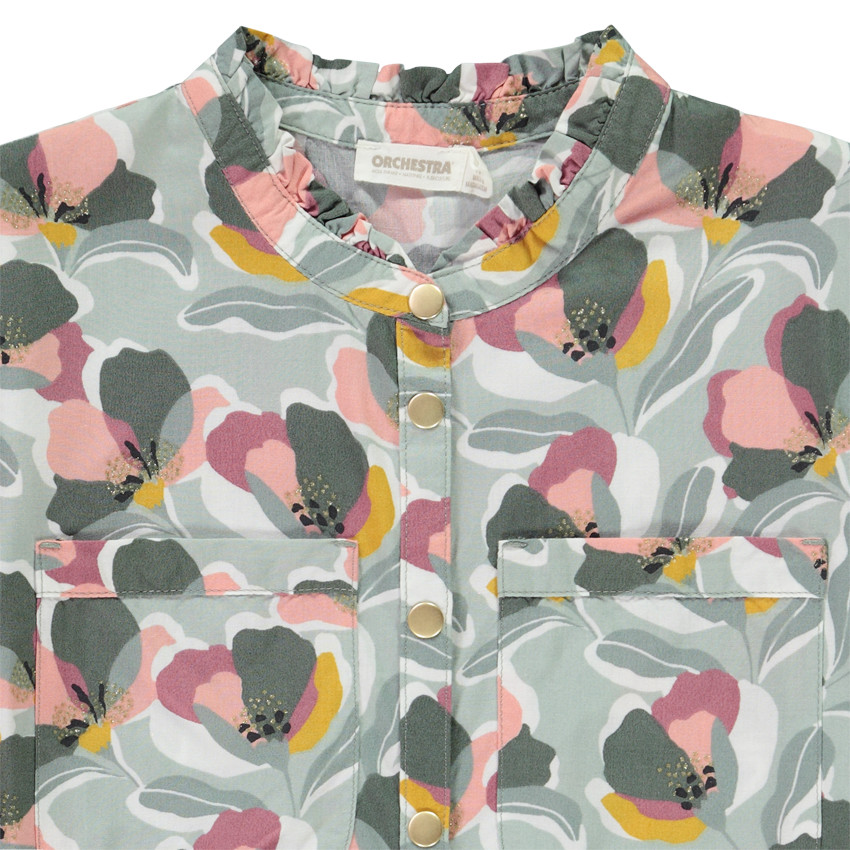 Camiseta de manga larga estampado fantasía para niña 