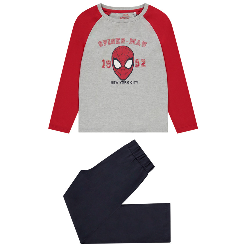 Pijama de 2 piezas de jersey con estampado de Spider-Man Marvel para niño 