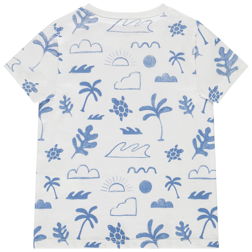 Camiseta de manga corta con estampado fantasía para bebé niño 