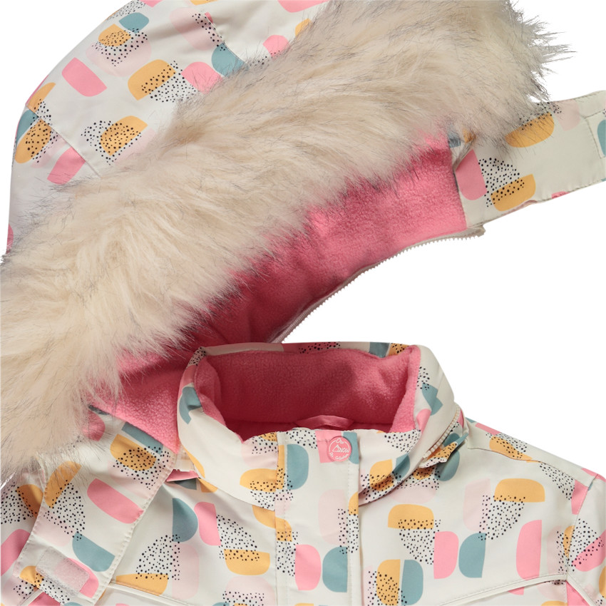 Pelele de esquí repelente al agua efecto 2 en 1 para niña 