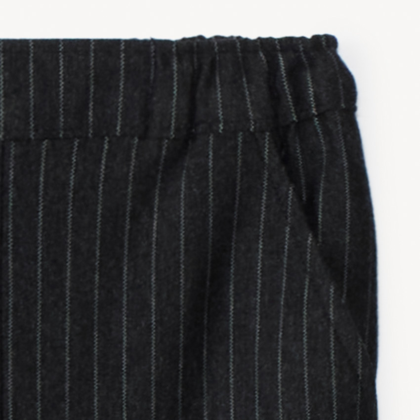 Pantalón rayado con cintura elástica para bebé niño 