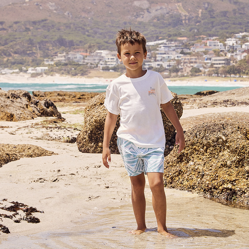 Short de baño efecto tie & dye para niño 