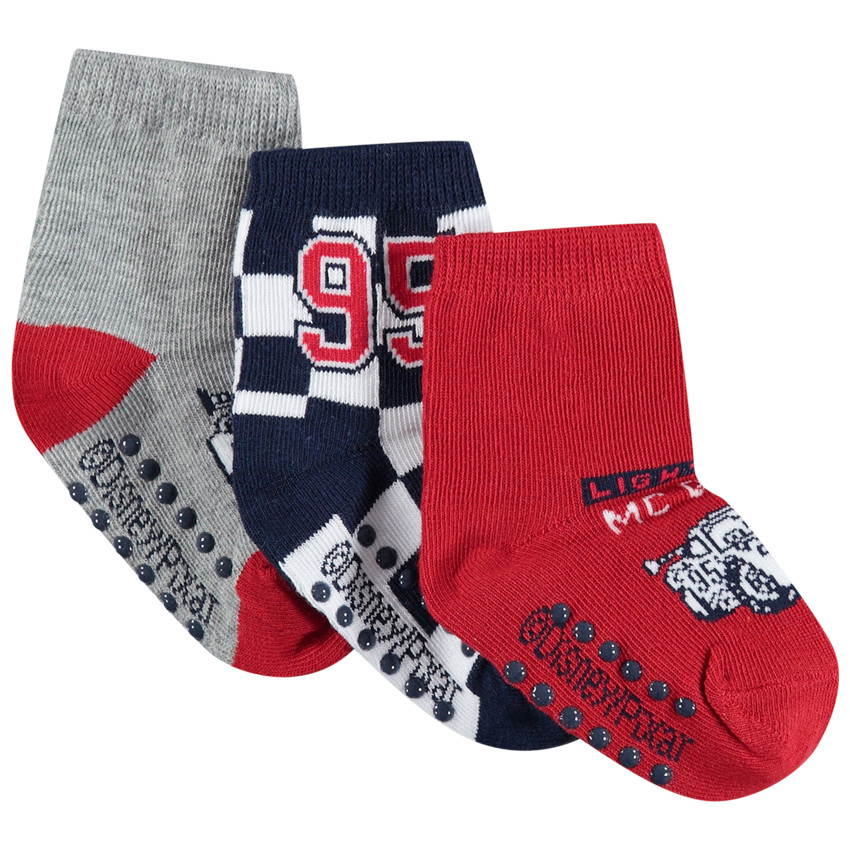 Juego de 3 pares de calcetines Cars Disney 