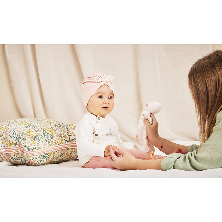 Diadema de jersey elástico para niña bebé 