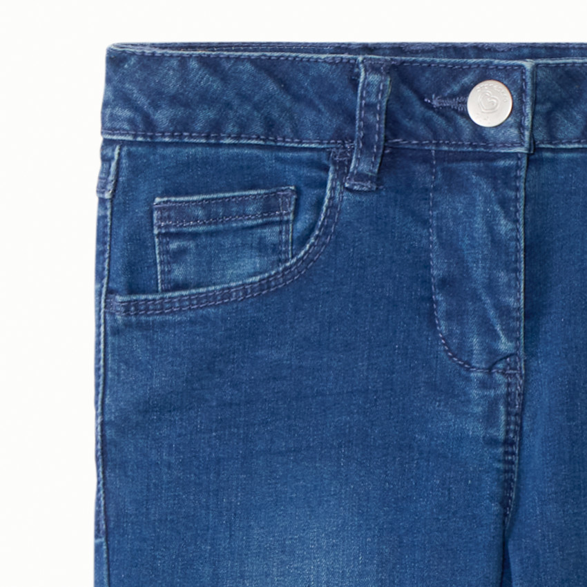 Jeans skinny de denim para niña 