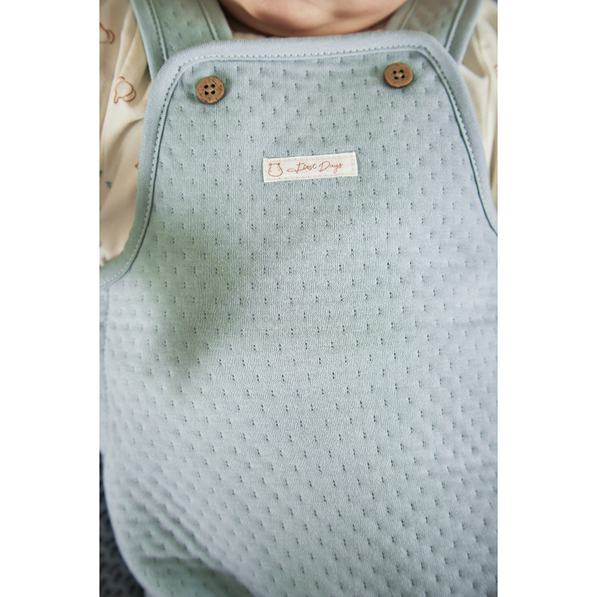 Conjunto acolchado de 2 piezas con tirantes para bebé 