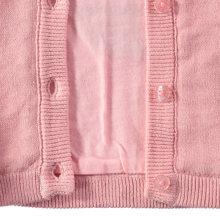 Chaqueta de punto de fantasía con voalnte y etiqueta Smiley 