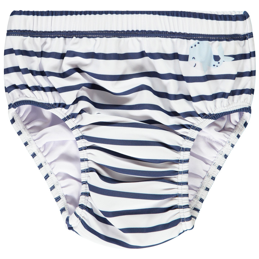 Pañal de baño a rayas y estampado para bebé niño 