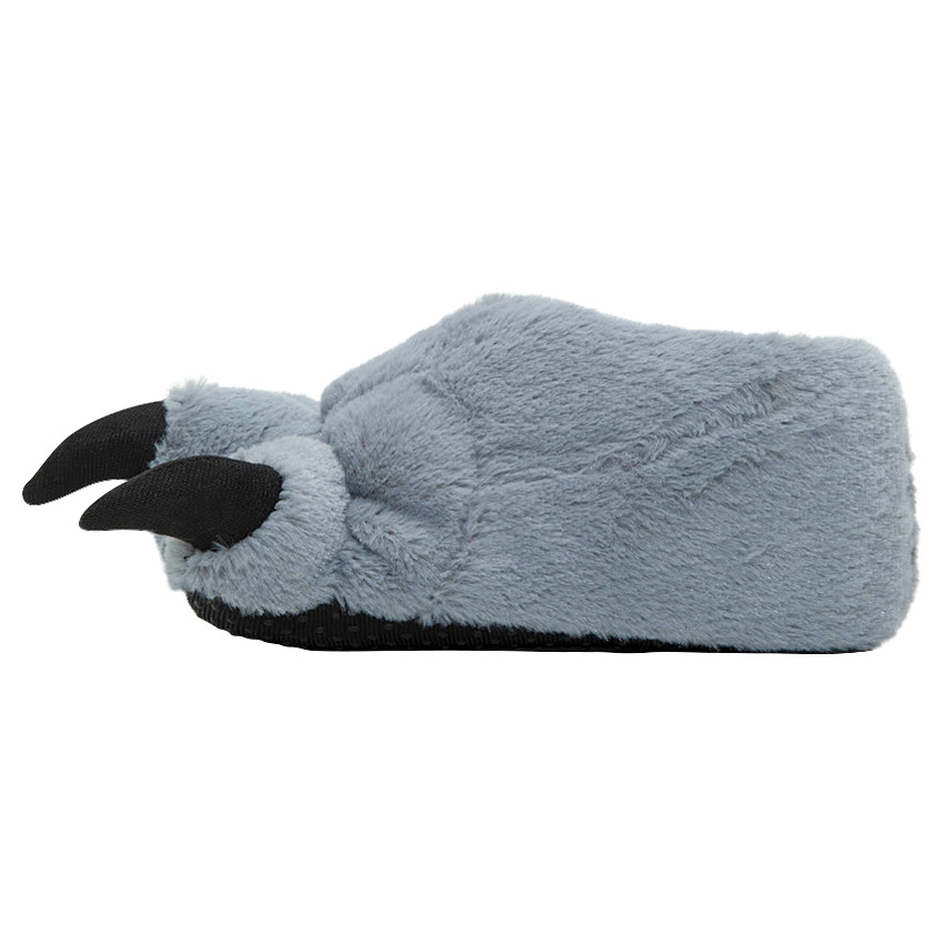 Chaussons peluche forme patte de monstre du 24 au 27 