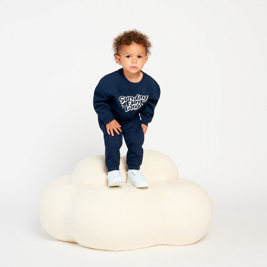 Sweat molleton oversize printé pour bébé garçon 