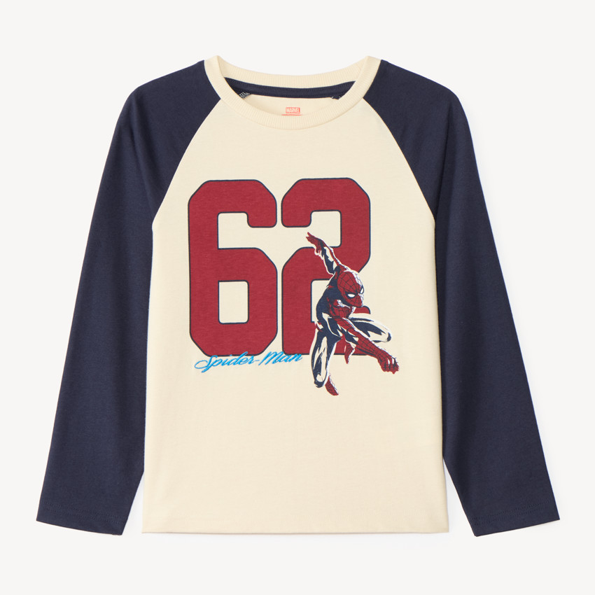 Camiseta de béisbol niño de mangas largas Spider-Man Marvel 