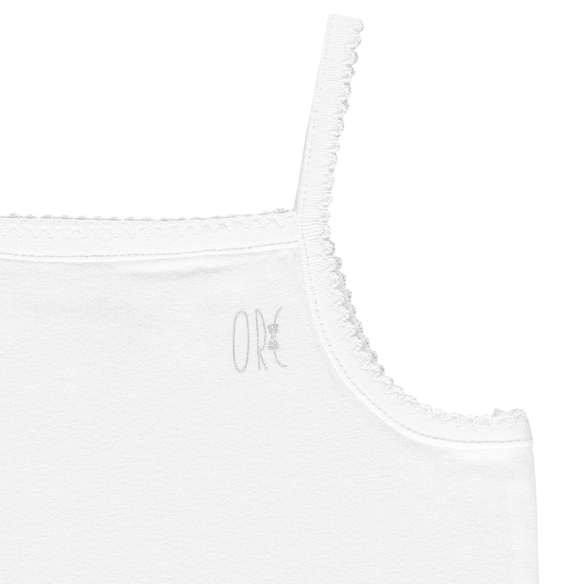 Lote de 3 bodies lisos de tirantes para bebé niña 