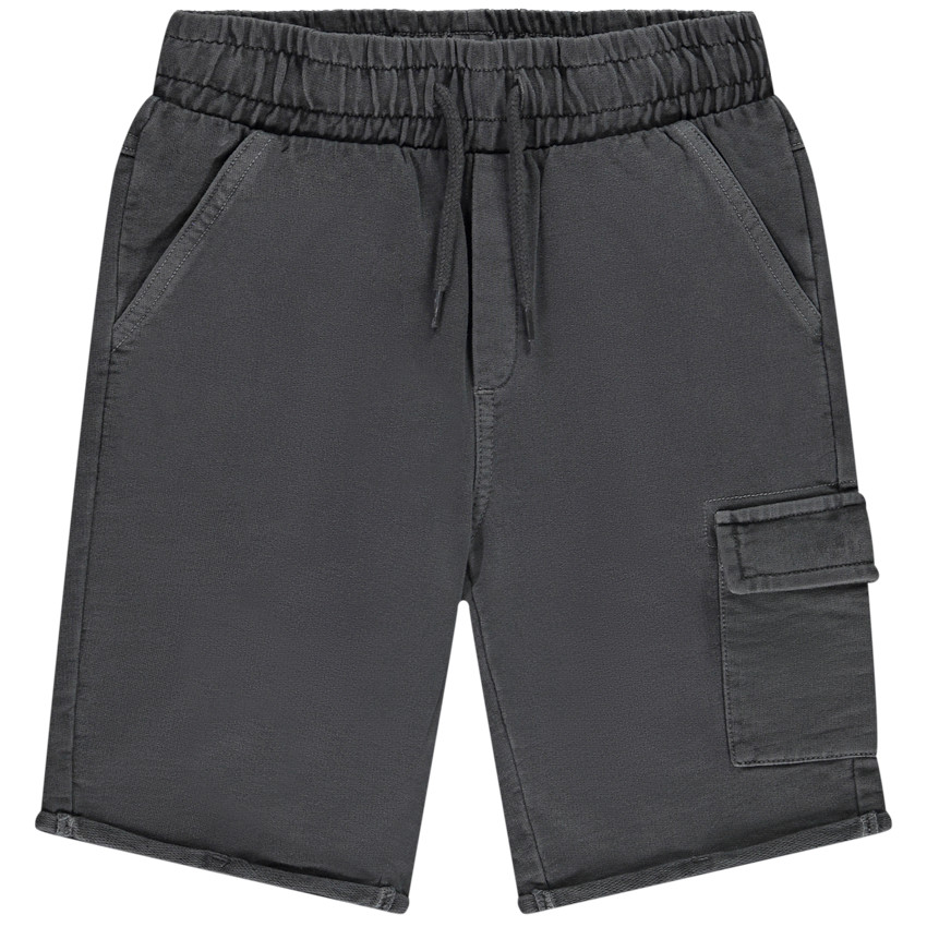 Bermudas de felpa efecto lavado para niño 