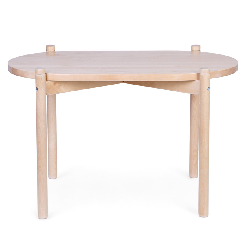 Berceau Teddy & Table d'enfant 2-en-1 Ecru 
