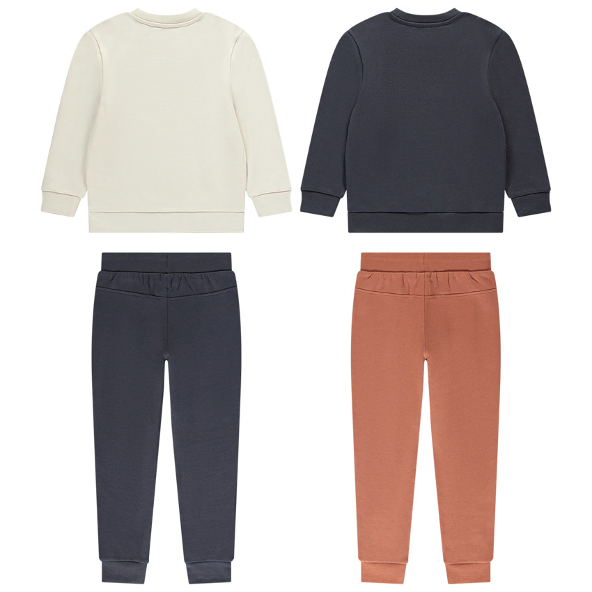Lote de 2 conjuntos de chándal intercambiables para niño 