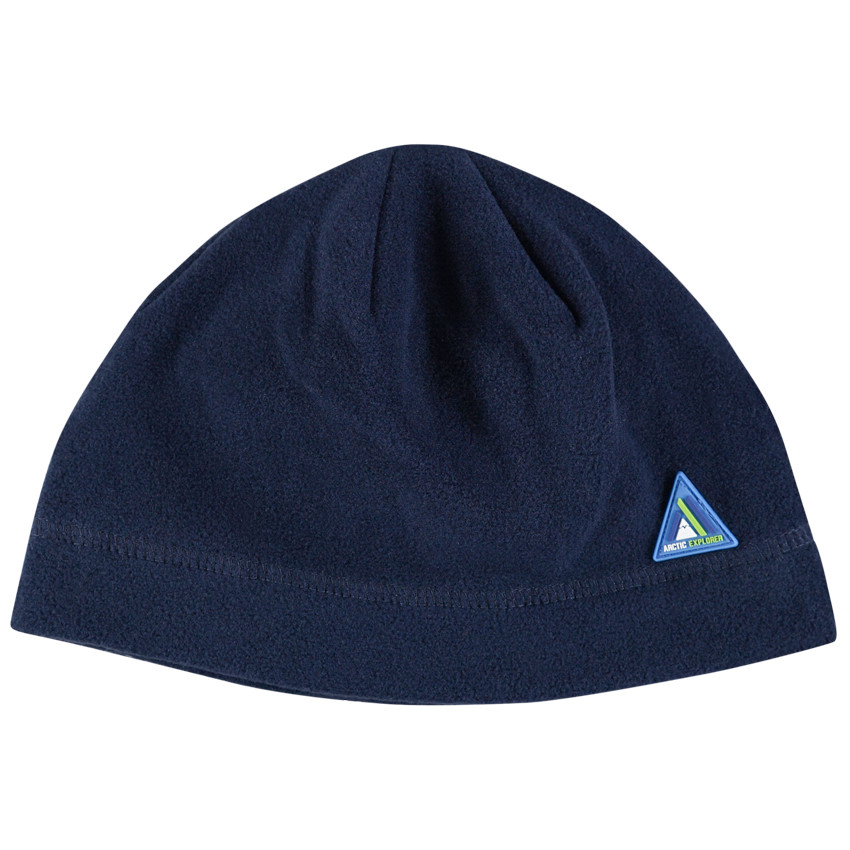 Gorro de esquí micropolar con parche de goma 