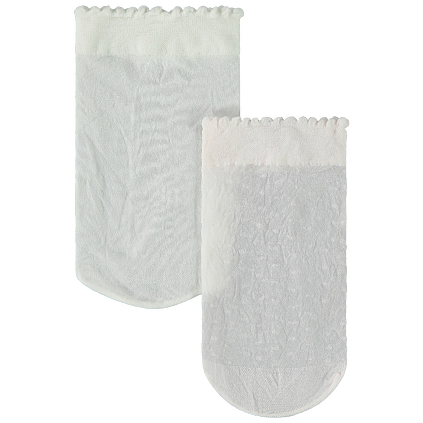 Pack de 2 pares de calcetines finos para niña 