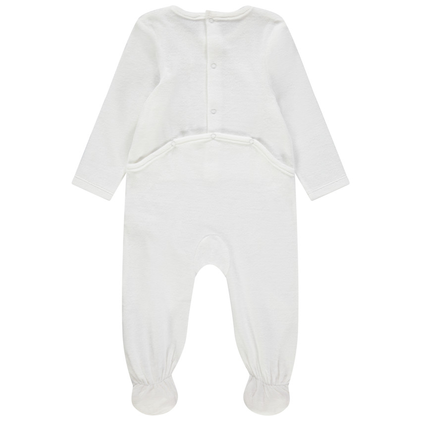 Pelele de terciopelo con estampado de conejito y corazones para bebé niña  Additional Pelele de terciopelo con estampado de conejito y corazones para bebé niña