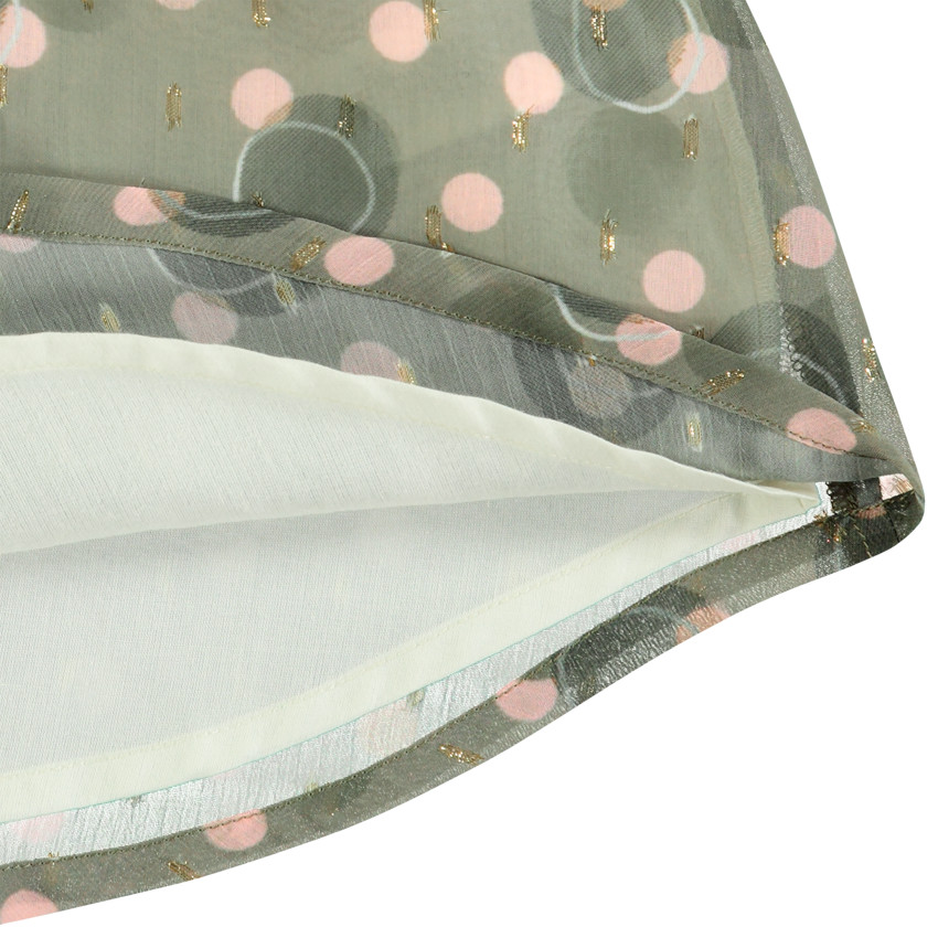 Tunique à col volanté et touches de doré  Additional Tunique à col volanté et touches de doré