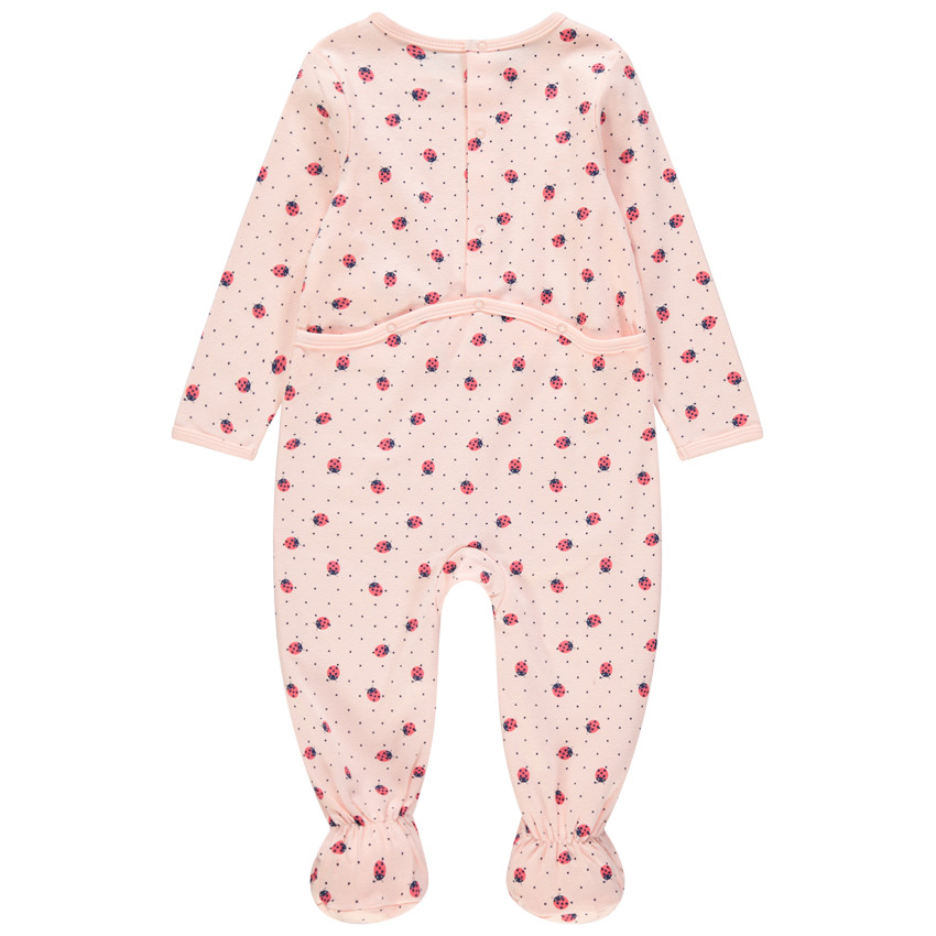 Pack de 3 peleles de jersey estampados para bebé niña  Additional Pack de 3 peleles de jersey estampados para bebé niña