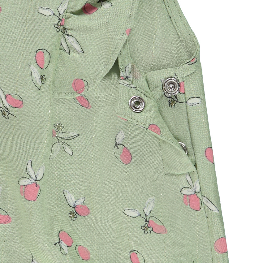 Combishort estampado de melocotones y hilos brillantes para bebé niña  Additional Combishort estampado de melocotones y hilos brillantes para bebé niña