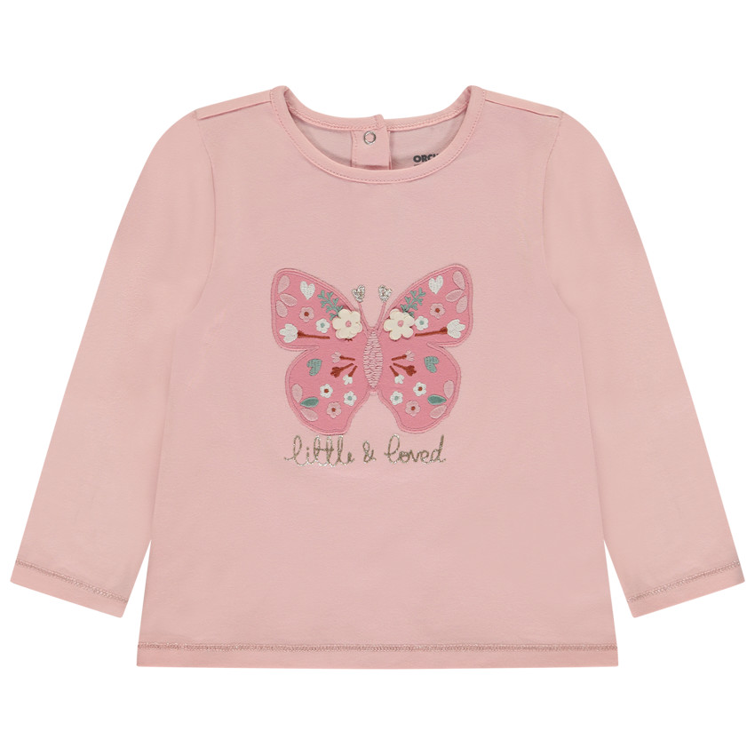Camiseta de manga larga con estampado de animales para bebé niña 