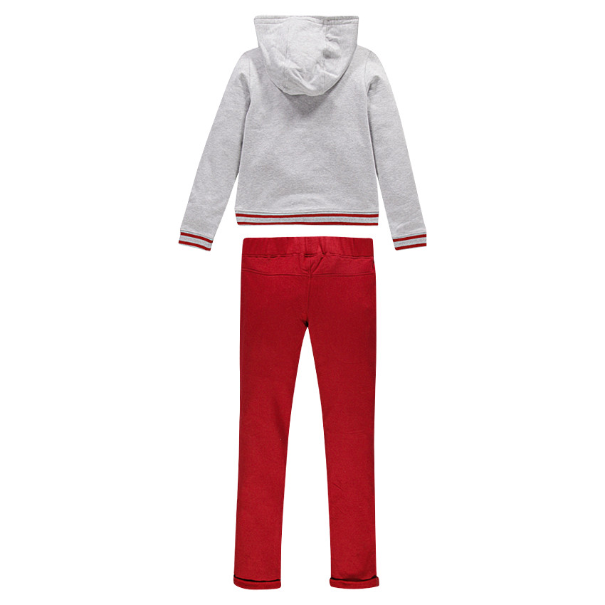 Chándal de felpa con detalle con lentejuelas 