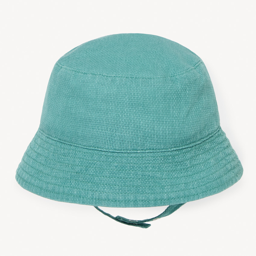 Gorro liso con bordado de tortuga para bebé niño 