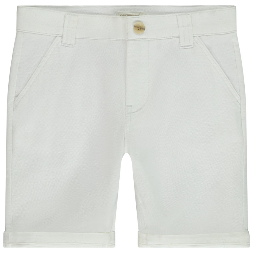 Bermudas lisas de tela para niño 