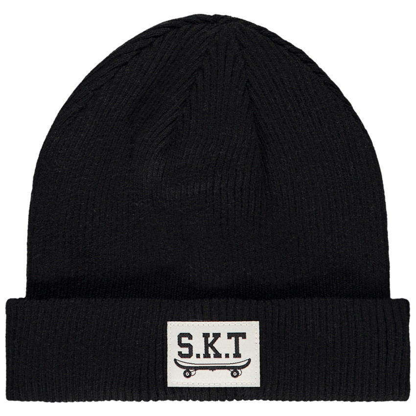 Gorro con etiqueta skate para niño 