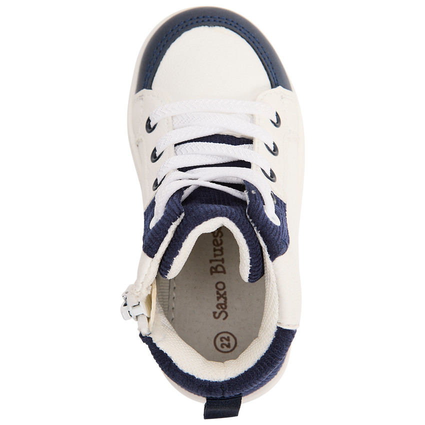 Botines con detalles de terciopelo para bebé niño  Additional Botines con detalles de terciopelo para bebé niño