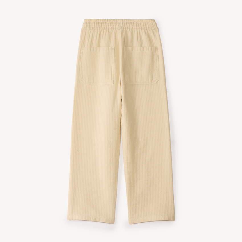 Pantalon jogger large garçon uni 