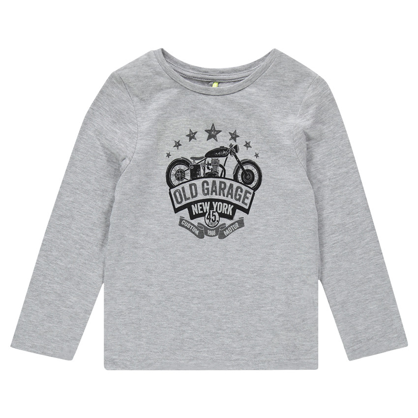 Camiseta manga larga con estampado 