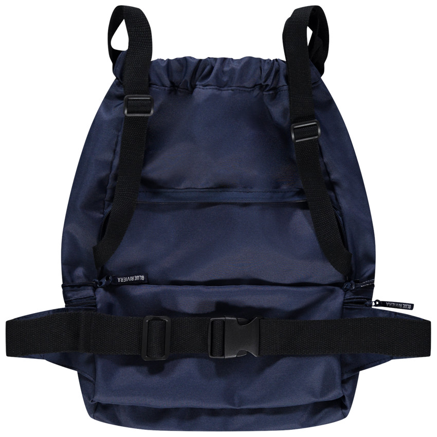 Mochila riñonera 2 en 1 texto 