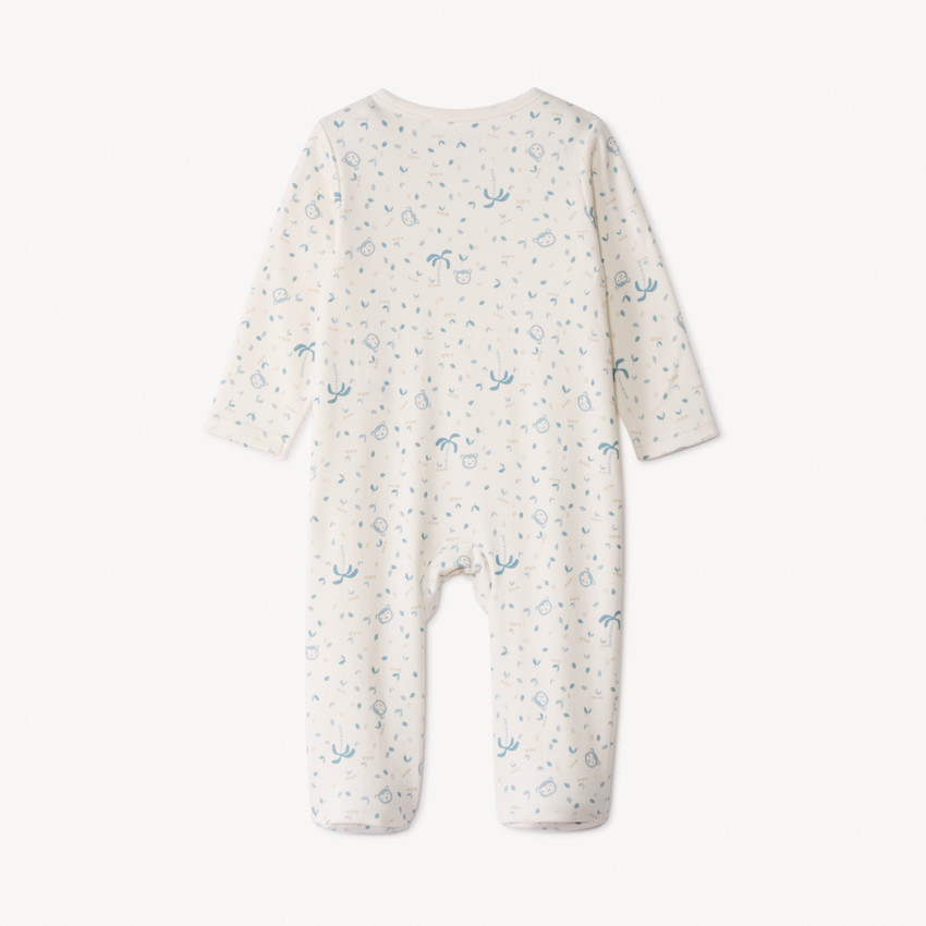 Pelele estampado de fantasía en interlock para bebé 