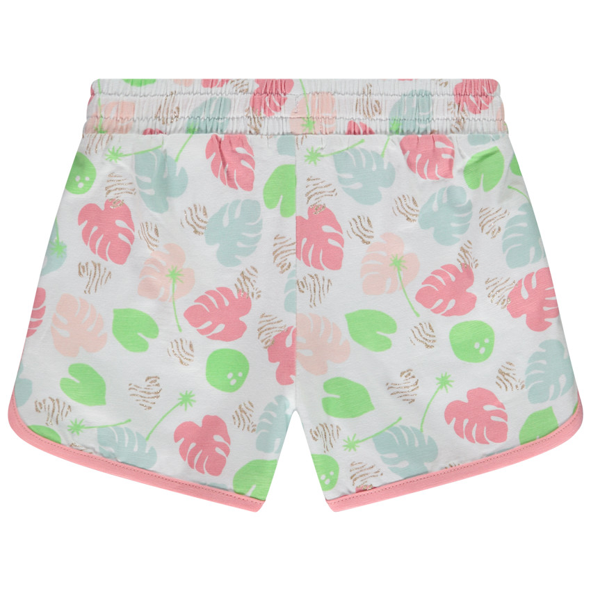 Short de deporte estampado fantasía para niña 