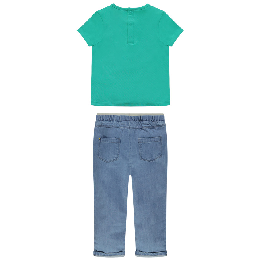 Conjunto de camiseta y vaqueros con estampado de Bugs Bunny Looney Tunes 