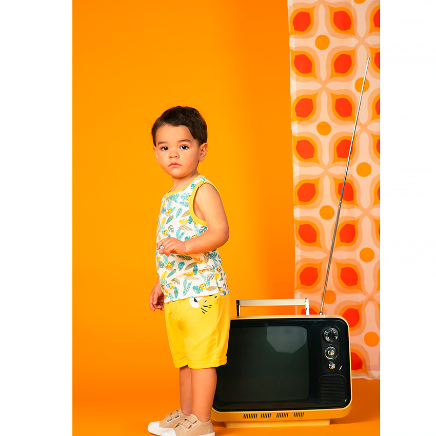 Conjunto camiseta sin mangas + short 