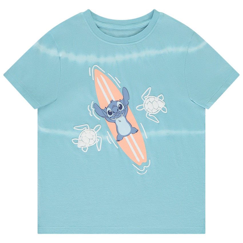 Camiseta de manga corta Stitch Disney para niño 