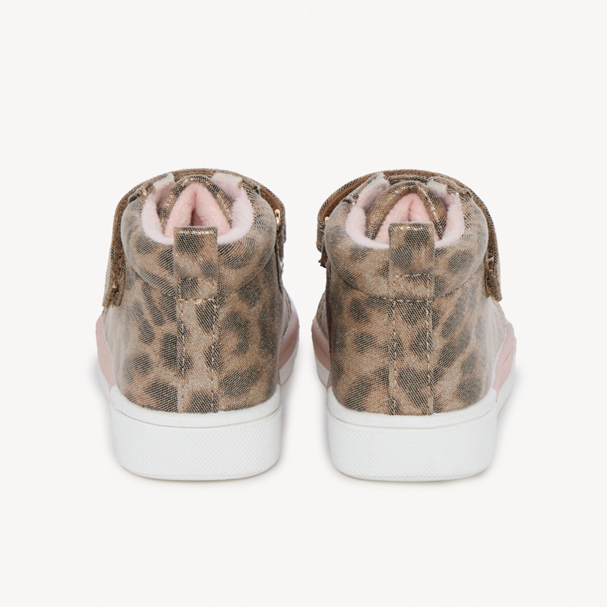 Botines de leopardo con cordones elásticos para bebé niña  Additional Botines de leopardo con cordones elásticos para bebé niña