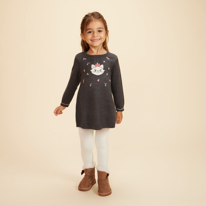 Robe manches longues en tricot Marie Disney pour bébé fille 