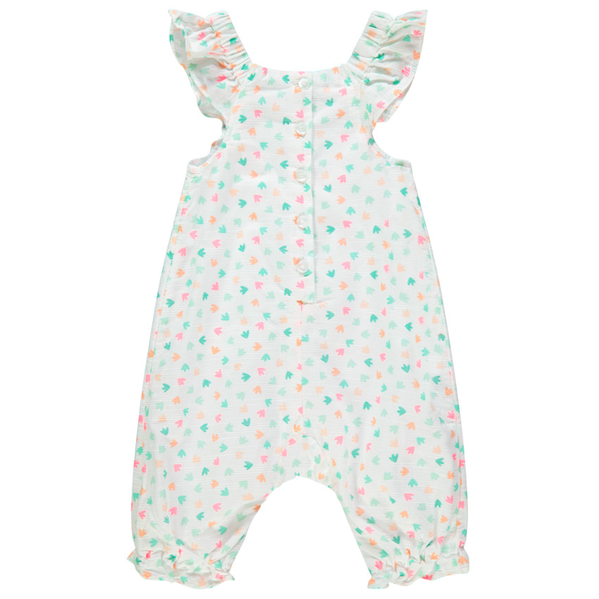 Pelele largo estampado con tortuga bordada  Additional Pelele largo estampado con tortuga bordada