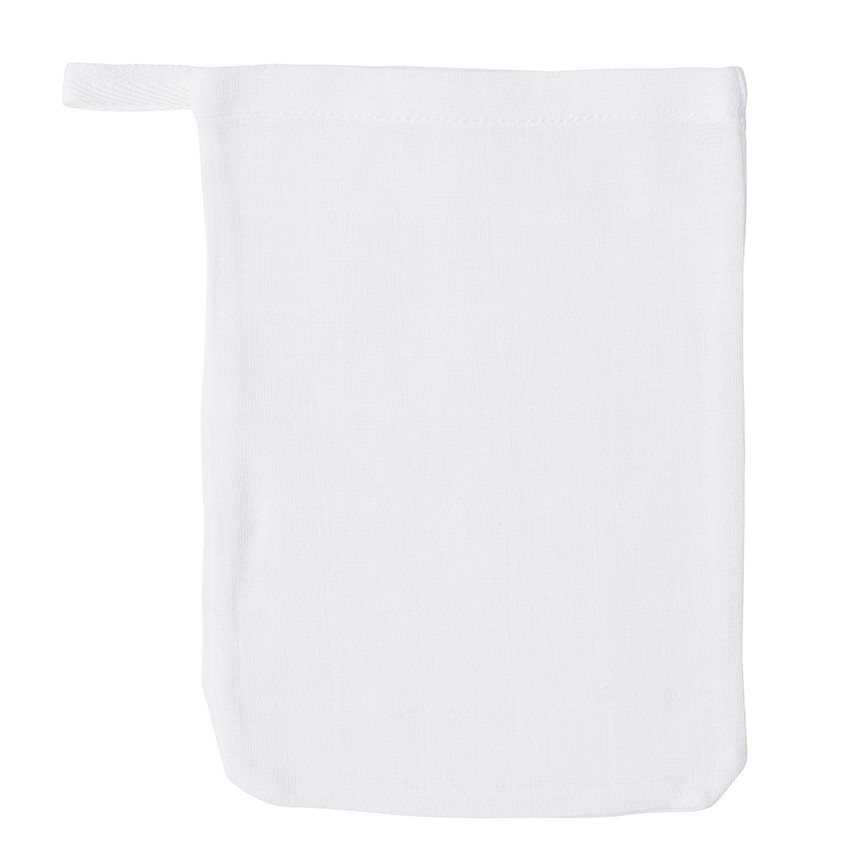 Kit de 4 manoplas de baño de gasa de algodón 