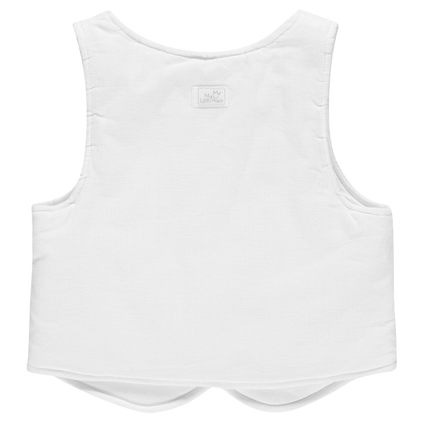 Gilet serveur en velours milleraies 