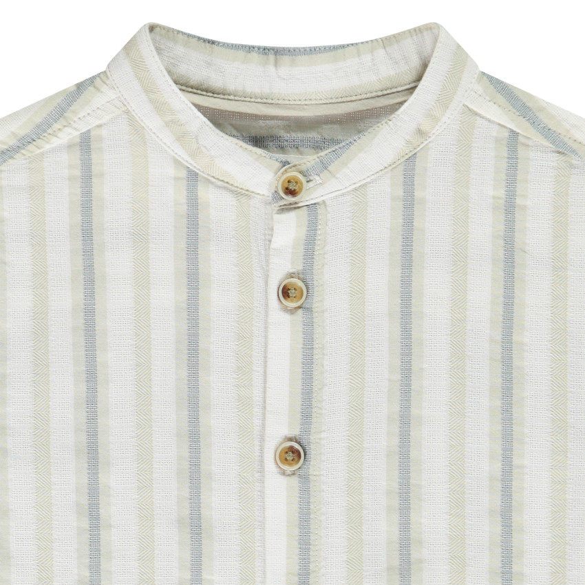 Chemise rayée en coton pour garçon 