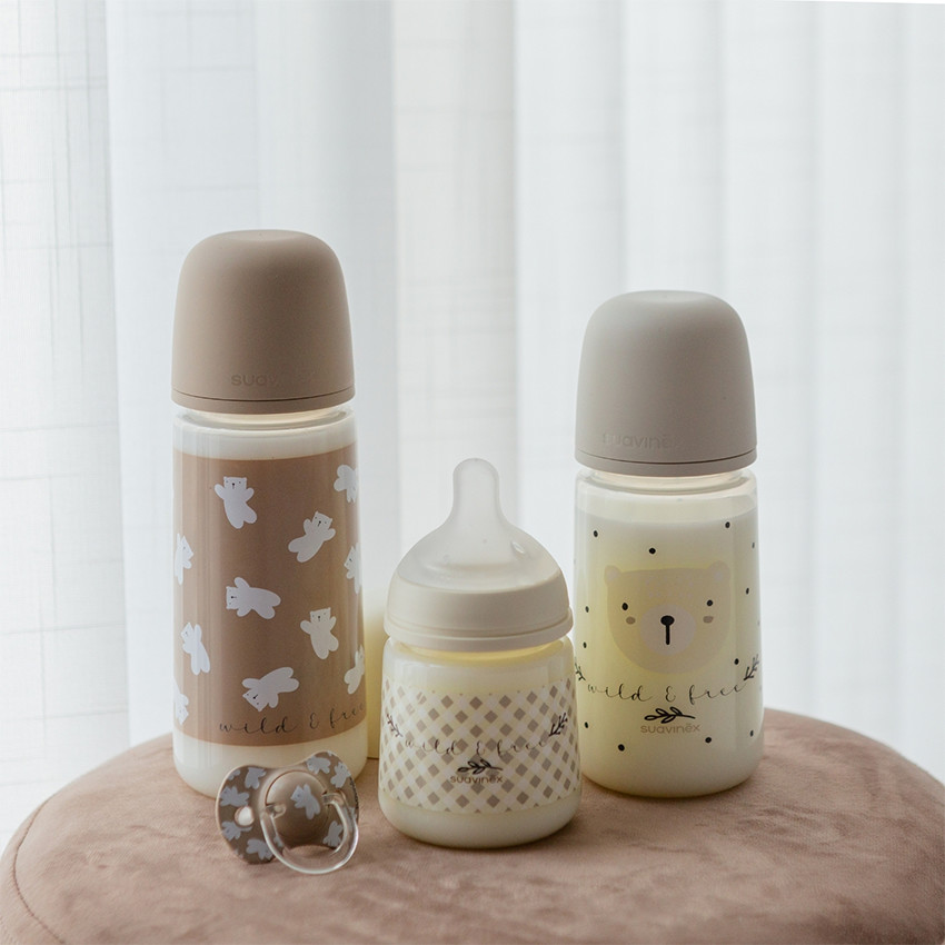 Coffret nouveau-né 5 pièces Wild&Free beige 