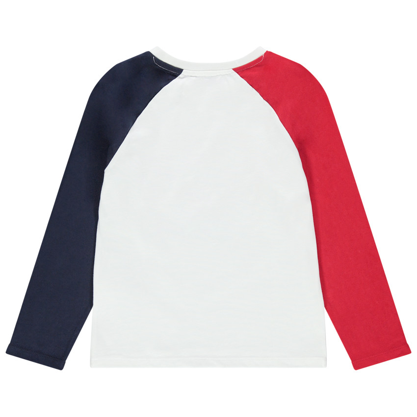 Camiseta de manga larga de algodón bio estampada Spiderman 