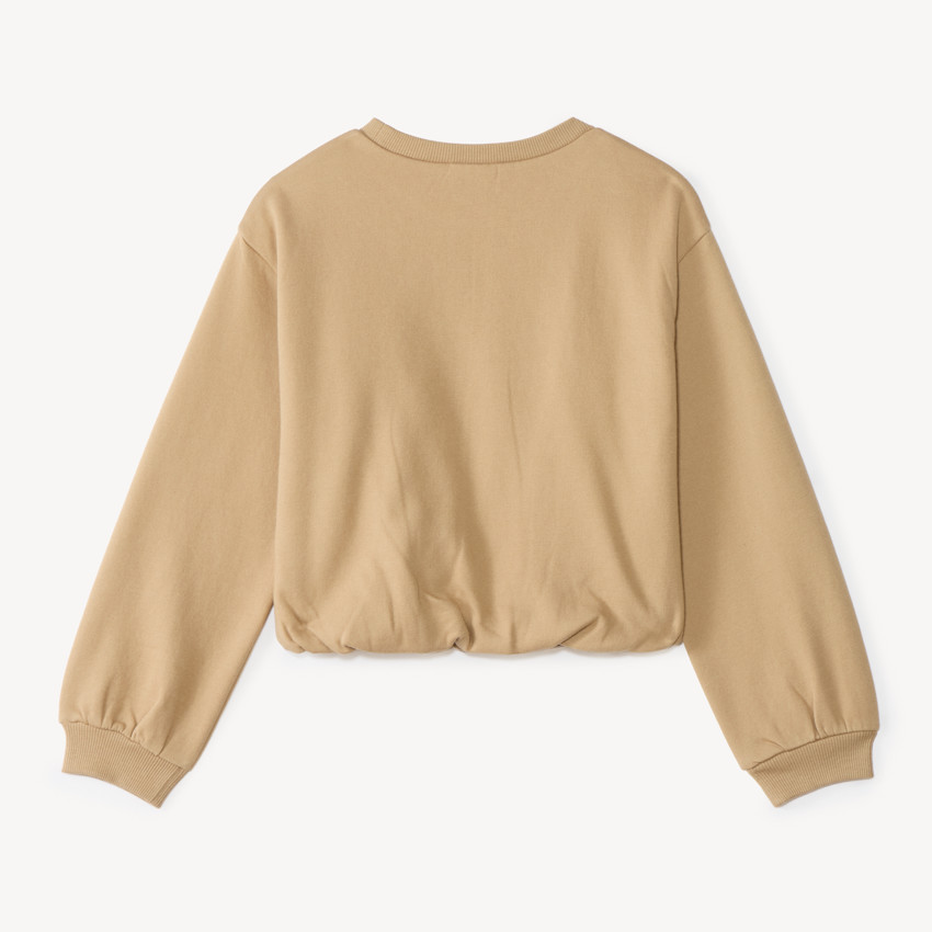 Sudadera oversize con parche de fantasía para niña 