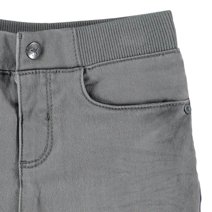 Vaquero slim efecto usado con cintura elástica Main Vaquero slim efecto usado con cintura elástica