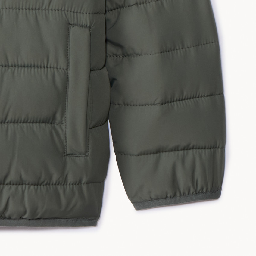 Chaqueta fina acolchada con capucha para niño 